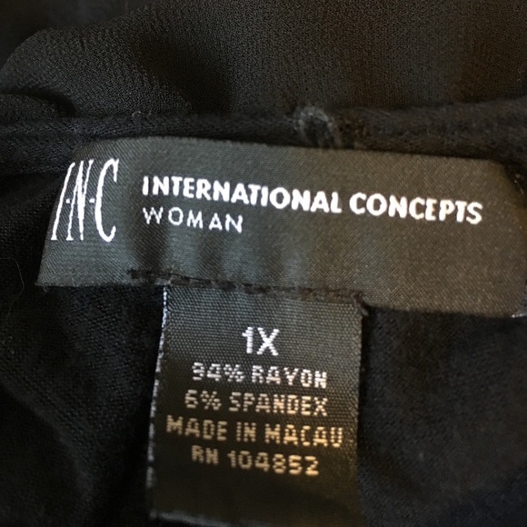 International Concepts Vintage Back Tie Blouse - Picture 5 of 8